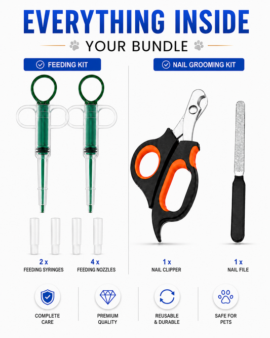 GleeKart™ 2-in-1 Stress-Free Pet Care Bundle