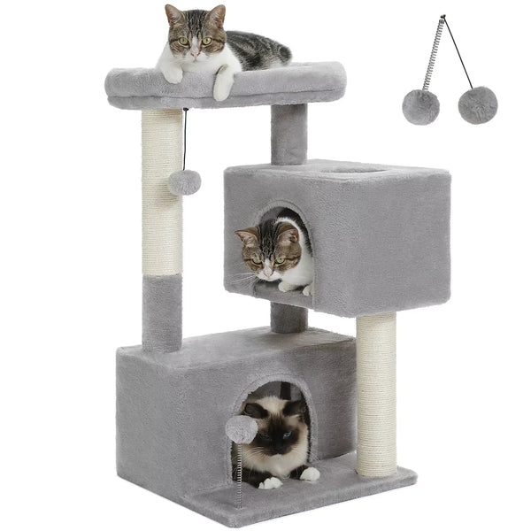 Cat Tree for Large Cats Cat Tower for Indoor - GleeKart
