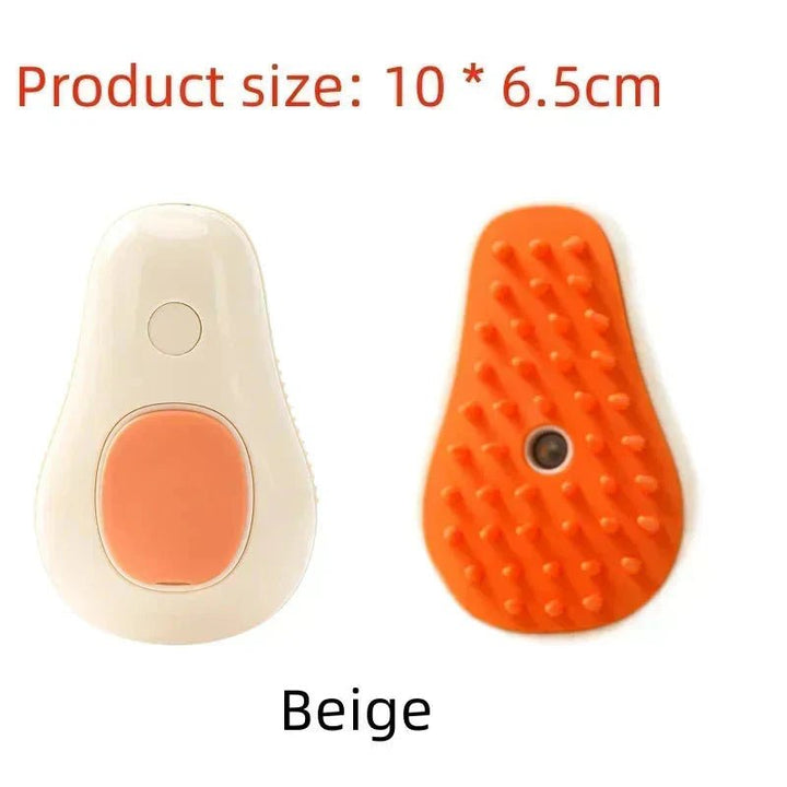 Electric Cat Steam Brush – 3 - In - 1 Pet Grooming Comb with Water Spray for Cats and Dogs, USB Rechargeable - GleeKart