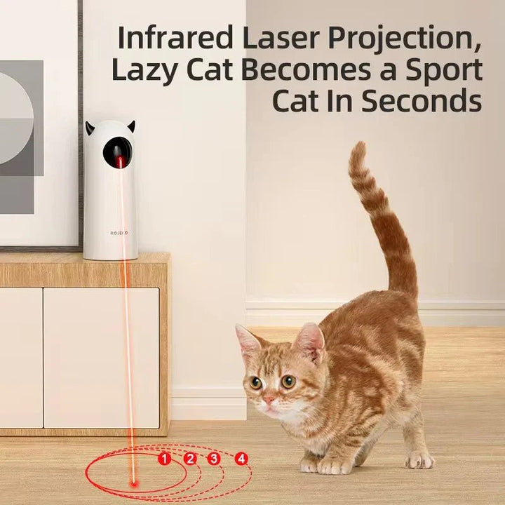 Automatic Cat Toy – Interactive Smart LED Laser - GleeKart