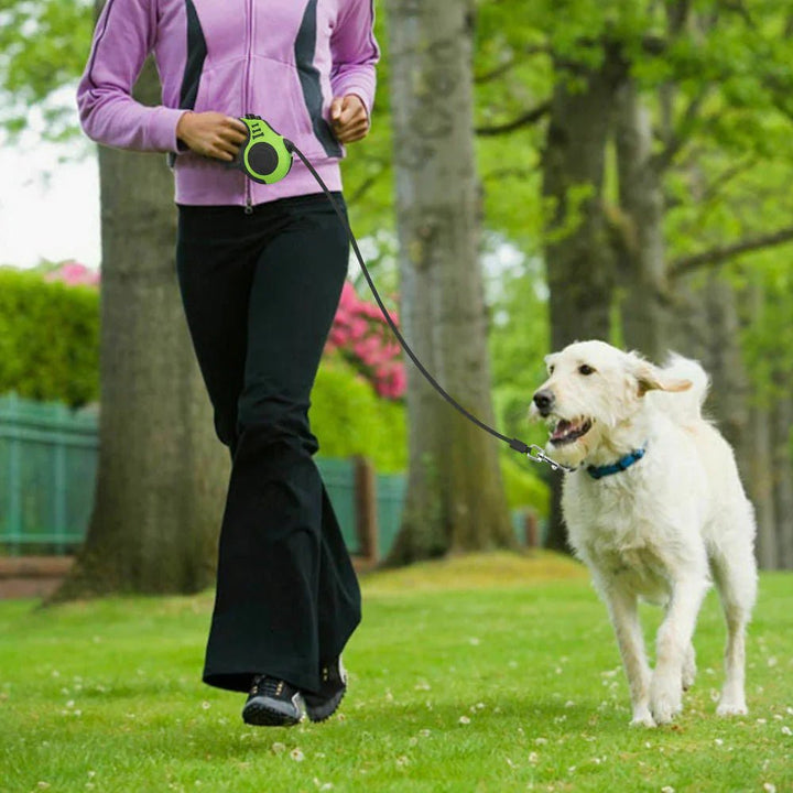 Automatic Retractable Dog Leash - Dual Size Options with Brake & Lock Safety System - GleeKart