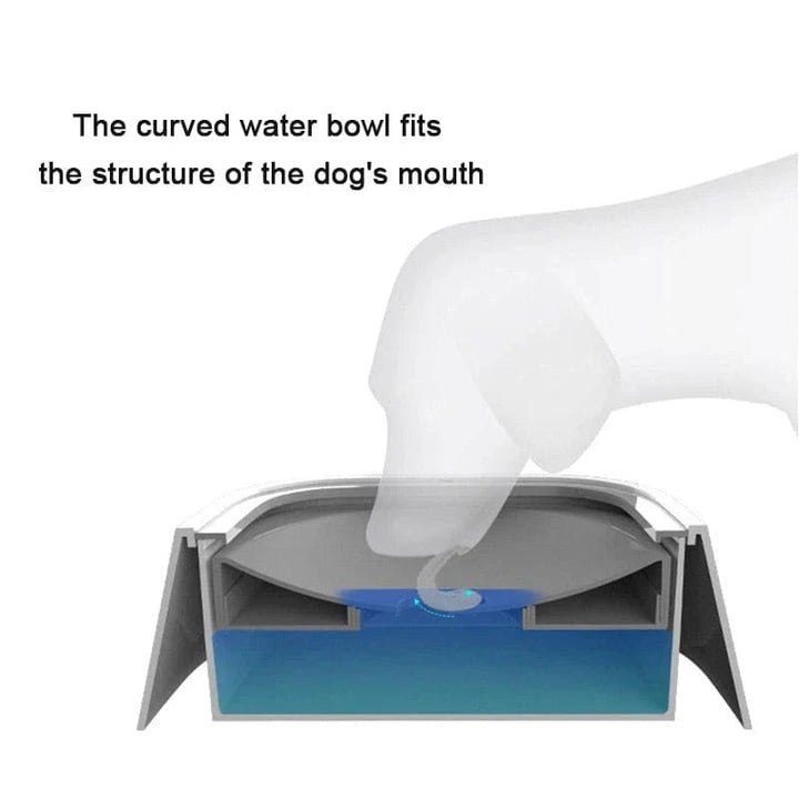 Dog Drinking Water Bowl with Floating Design - Non - Wetting, Non - Skid, Large Capacity - GleeKart