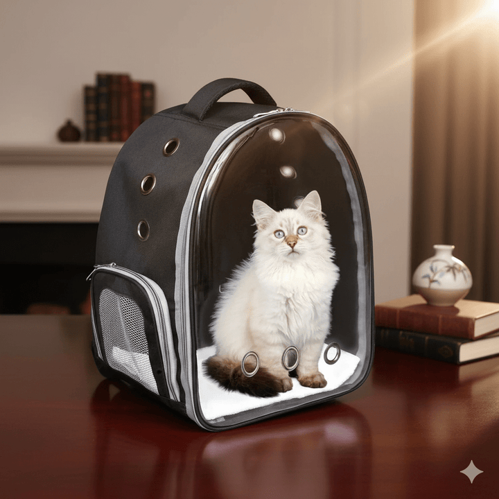 Polyester Pet Carrier Backpack Bag, Medium - GleeKart