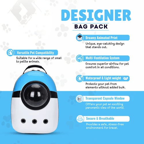 Portable Light - Weight Waterproof Pet Travel Carrier - GleeKart