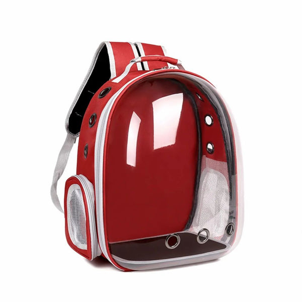 Transparent Pet Carrier Backpack for Travel and Hiking - GleeKart