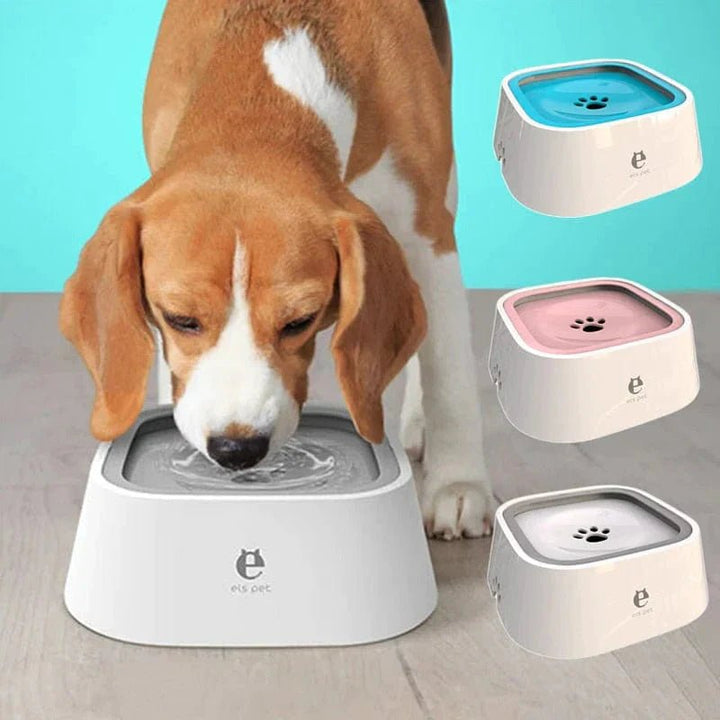 Dog Drinking Water Bowl with Floating Design - Non - Wetting, Non - Skid, Large Capacity - GleeKart