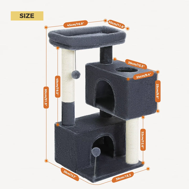 Cat Tree for Large Cats Cat Tower for Indoor - GleeKart